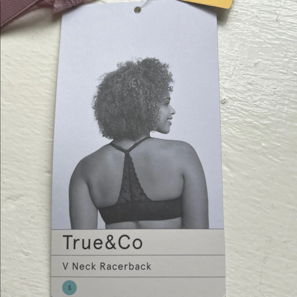 True & Co. Seamless Lace Racerback Bra — Light Lavender - Picture 5 of 7
